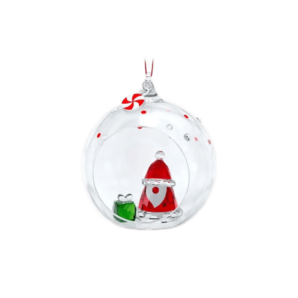 【自营】Swarovski施华洛世奇车挂件水晶球挂饰礼物摆件小熊圣诞