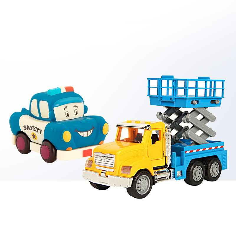 【自营】Driven儿童工程车B.toys比乐汽车玩具惯性车回力车发条车-图1