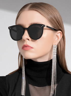 【自营】Cyxus偏光复古太阳镜女夏季新款防晒护眼墨镜高级感ins