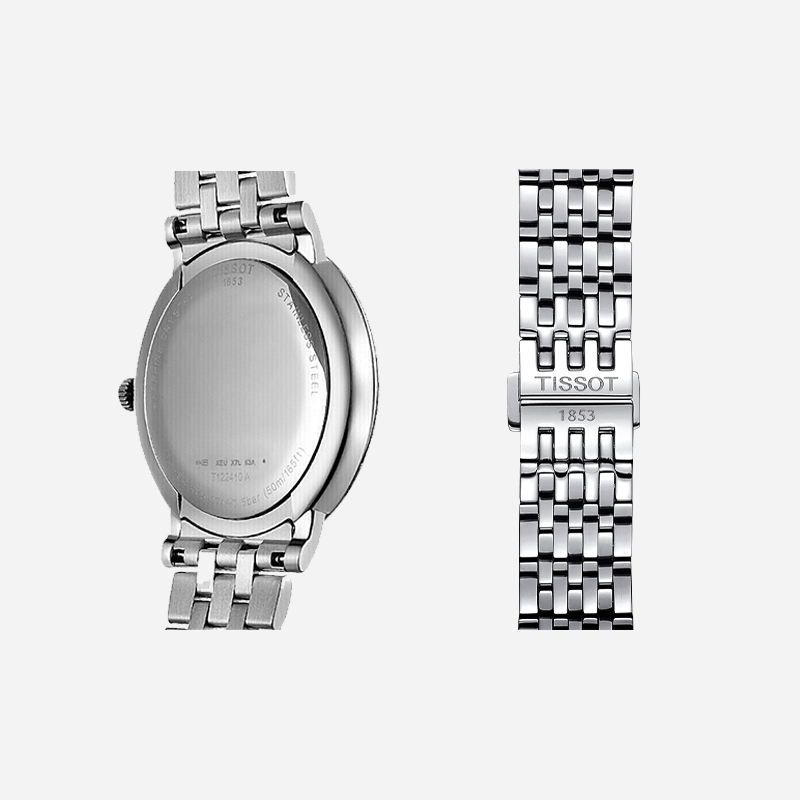 【自营】天梭(TISSOT) 卡森臻我系列钢带石英男士手表瑞士腕表