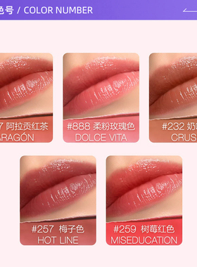 【自营】Nars/娜斯粉金润唇膏3g#阿拉贡#柔粉玫瑰色 水润保湿护唇