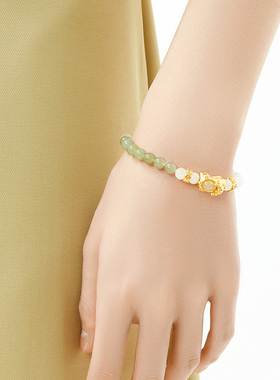 【自营】daisy beauty瑞兽貔貅手串女S925银简约手饰生日礼物手链