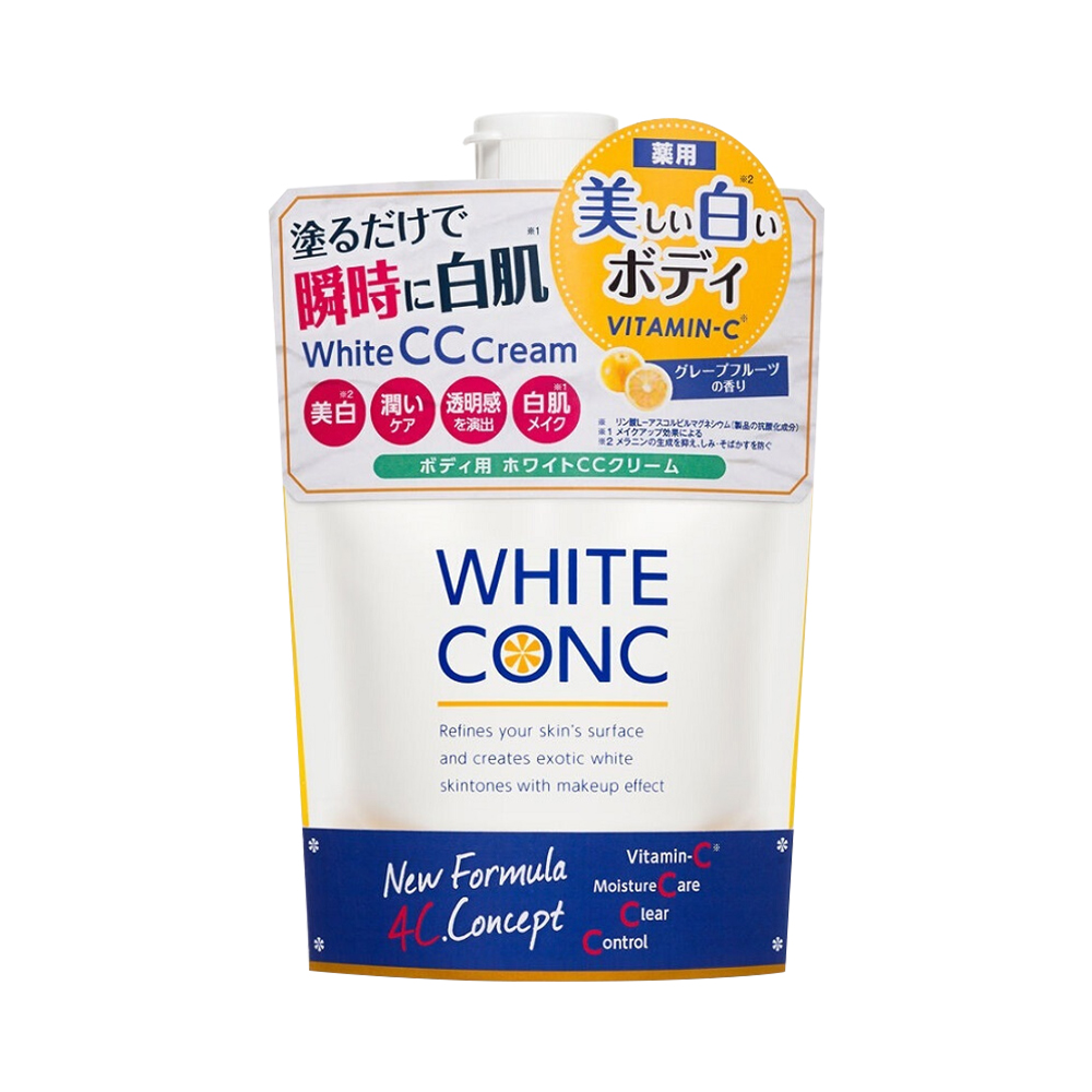 天猫国际进口超市white conc林允WHITE CONC V美白cc霜维c保湿身体乳vc润肤露200g0