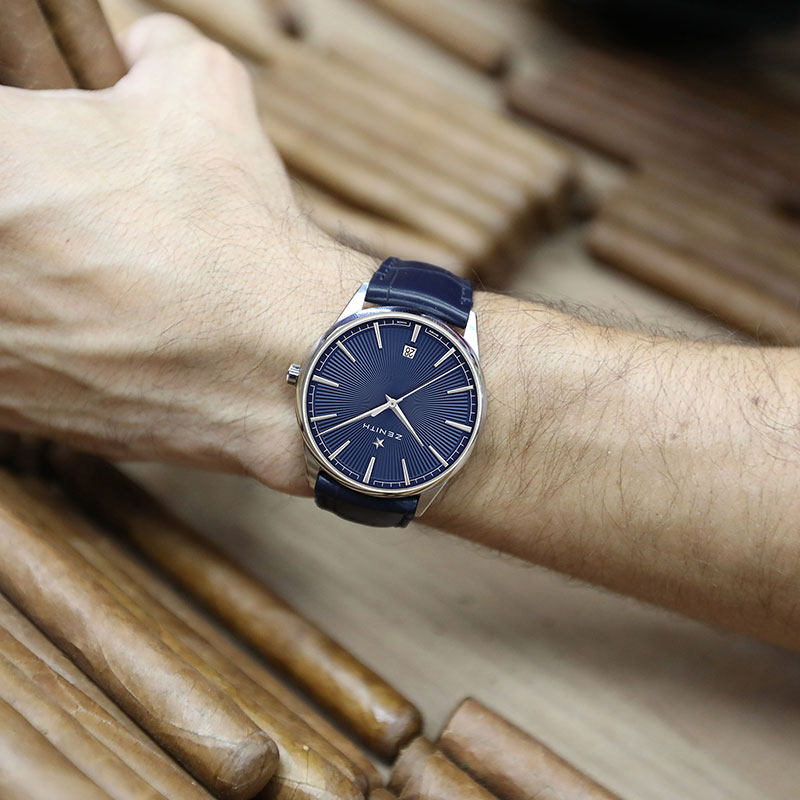 【直营】Zenith真力时菁英系列自动机械手表男士皮带腕表简约男表 【直营】Zenith真力时菁英系列自动机械手表男士皮带腕表简约男表