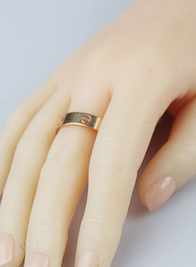 【自营】中古95新Cartier(卡地亚)LOVE戒指 经典款750黄金69号