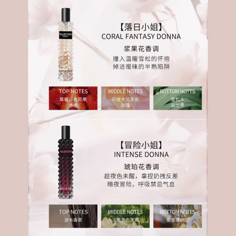 【自营】华伦天奴口红香水套装铆钉唇膏111A香水15ml女神节礼物 - 图1