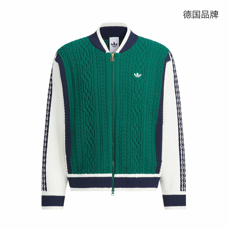 【自营】Adidas阿迪达斯男子三叶草复古休闲运动宽松针织衫KS5962,淘宝优惠券,粉丝福利购,淘宝优惠卷
