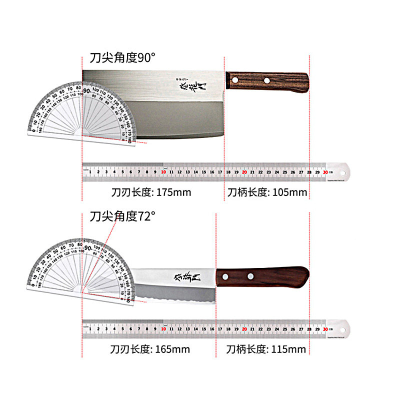 【自营】藤次郎菜刀家用厨师专用刀主厨刀大马士革切片刀具套装,淘宝优惠券,粉丝福利购,淘宝优惠卷