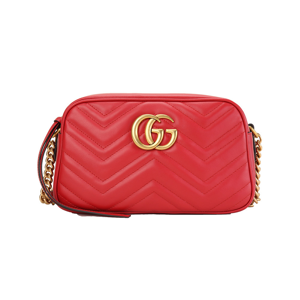 【直营】gucci女士双g小号相机包 天猫国际进口超市女士包袋