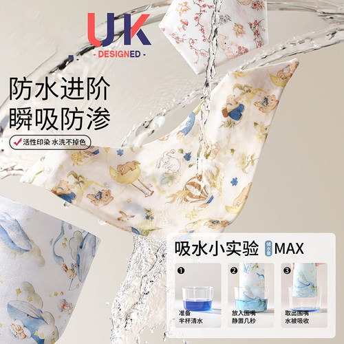 【自营】新款三角巾婴儿口水巾宝宝a类纯棉溢奶巾防吐奶夏季薄款 - 图2