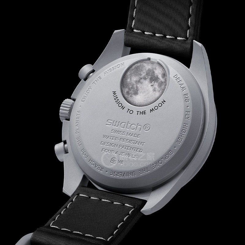 Second-hand unused Swatch Omega joint Speedmaster watch men's watch quartz watch moon and earth phase