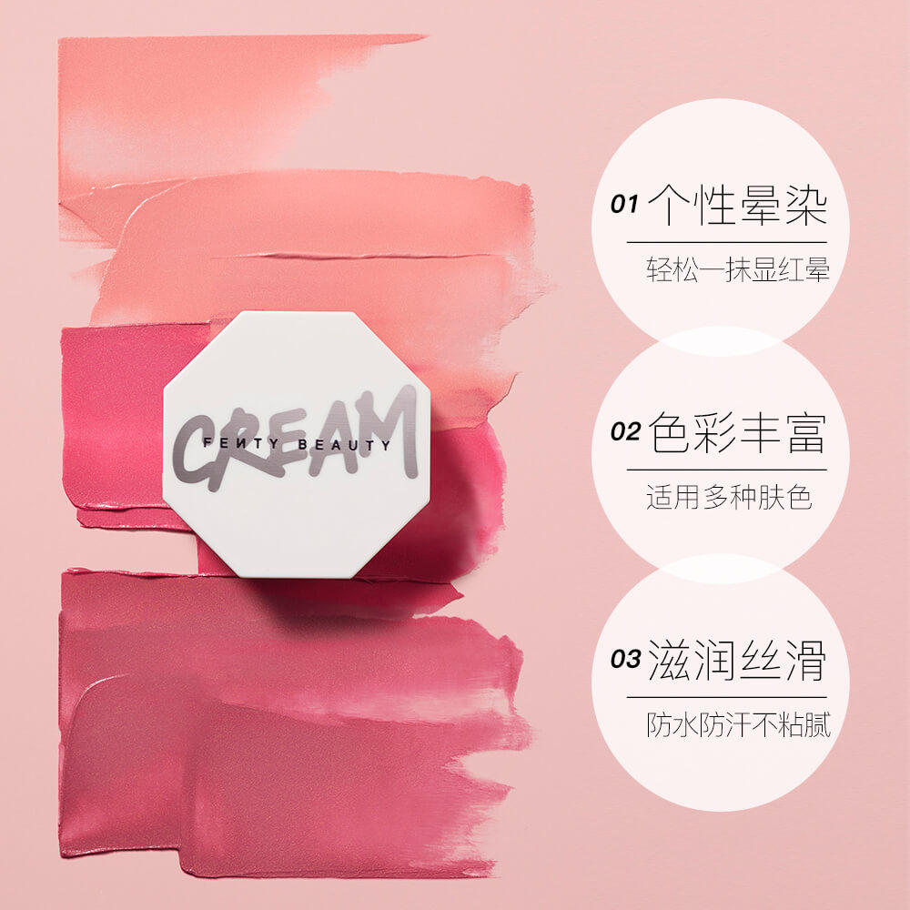 Fenty Beauty蕾哈娜修颜大师腮红胭脂提亮修容3g 盒