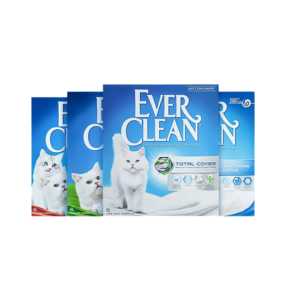 【自营】EverClean铂钻矿石猫砂活性碳猫砂除臭膨润土无尘5.4kg - 图0