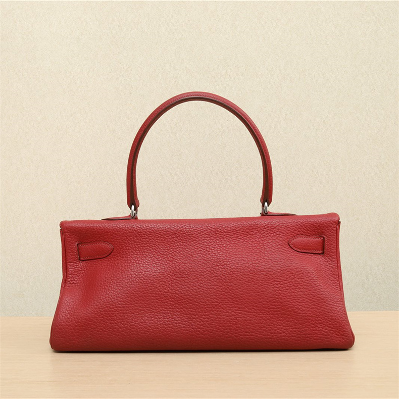 【自营】Hermes/爱马仕中古9新女款中古 Shoulder kelly 36砖红 - 图2