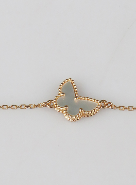 【自营】中古95新VCA(梵克雅宝)SWEET ALHAMBRA 白贝母手链