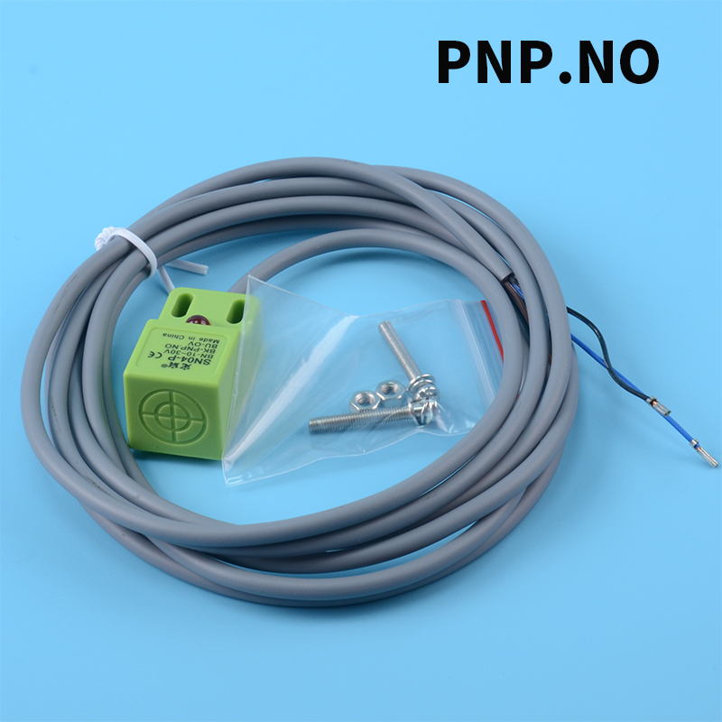 SN04-P方形接近开关经济型国产感应器三线PNP.NO感应开关传感器-图1