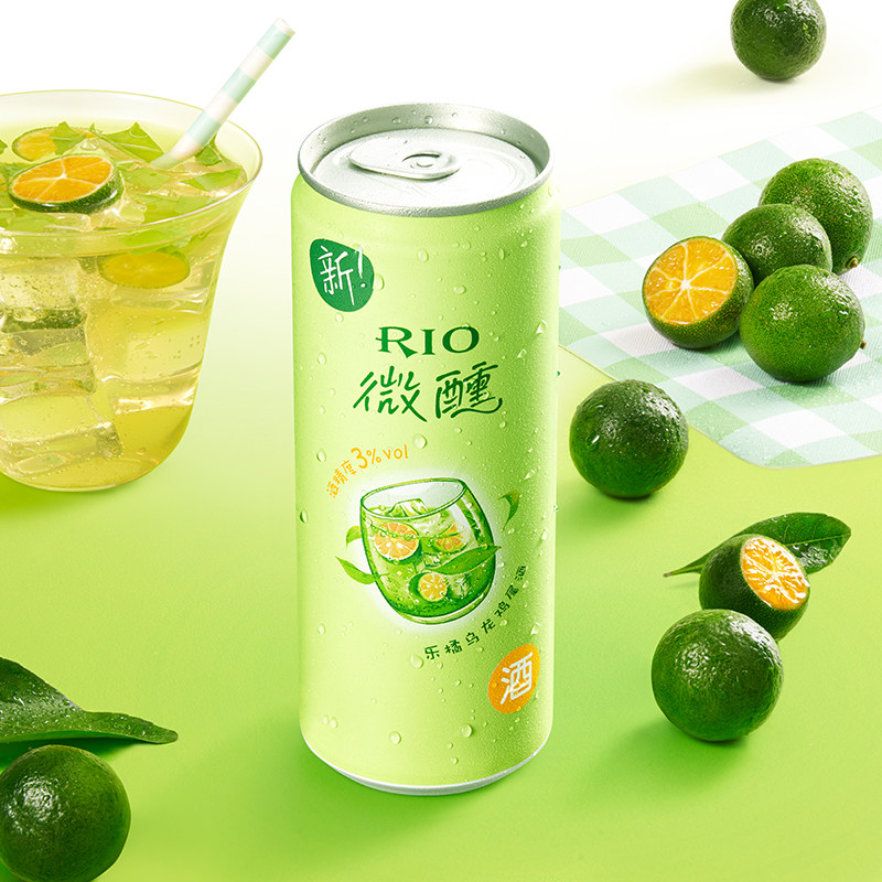 rio锐澳预调鸡尾酒微醺乐橘乌龙 长庆和食品预调鸡尾酒/Alcopop