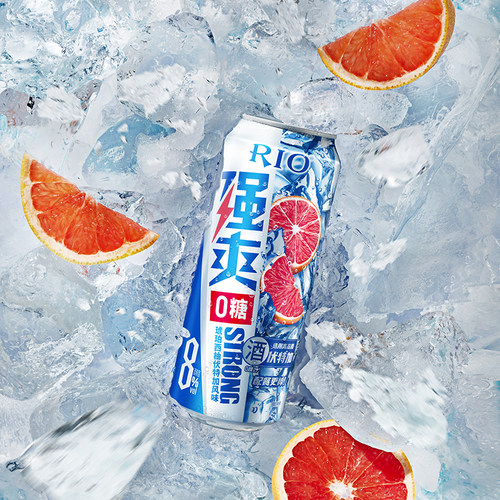 RIO锐澳预调鸡尾酒强爽8度500ml*6罐0糖组合一整箱批发网红酒微醺 - 图2