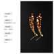 Ruohua Jewelry Liunian Pigeon Blood Ruby Earrings Women's 18K Gold Tassel Earrings Earrings Colorful Earrings Gift