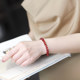 Pigeon Blood Ruby Bracelet Women's 18K Gold Colorful Bracelet