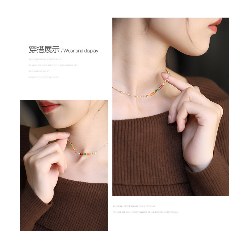 若华珠宝三彩 多宝手链延长链女项链手串18K金DIY宝石配件定制,淘宝优惠券,粉丝福利购,淘宝优惠卷