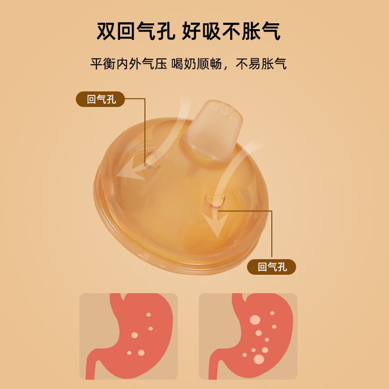 适配世喜奶瓶配件把手柄奶嘴重力球鸭嘴学饮吸管防尘旋盖子水杯头-图2