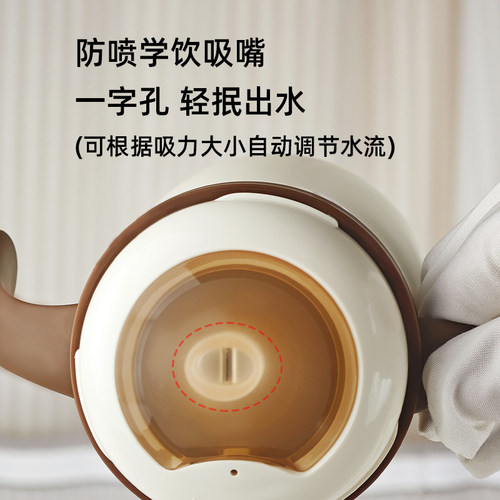 适配世喜保温杯配件直饮学饮奶嘴吸管嘴重力球吸管奶瓶小月龄配件 - 图2