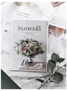 拍照背景现代英文画册仿真杂志假书装饰摄影INS拍摄背景掌柜推荐