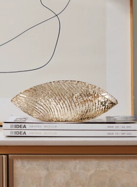 瑾年家居透明贝壳桌面收纳盘