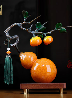 黎采铜新中式办公桌装饰摆件