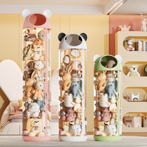 Doll containing cylinder wool suede toy containing devinator Home zipped doll Transparent Barrel Doll Aparazzi