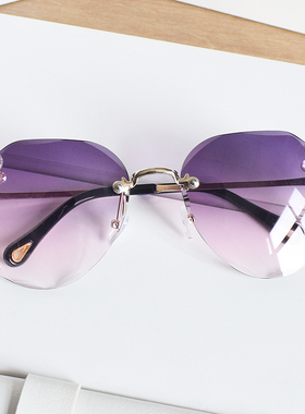 墨镜女圆脸大脸显瘦遮阳防晒