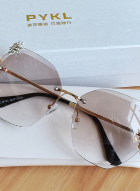 圆脸太阳镜琪妍韩版女