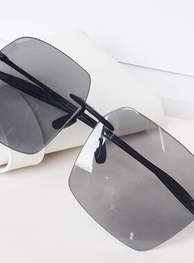 无框大框偏光太阳镜男司机开车驾驶镜 变色墨镜日夜两用钓鱼看漂