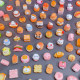 Blind bag creative simulation animal bread dessert series mini cat puppy rabbit hamburger cake model ornaments