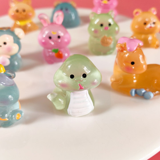 Luminous twelve zodiac auspicious dragon ornaments