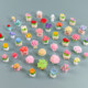 Cartoon ins style simulated flower potted blind bag mini green plant flowers car central control decoration cute ornaments