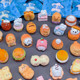 Blind bag creative simulation animal bread dessert series mini cat puppy rabbit hamburger cake model ornaments