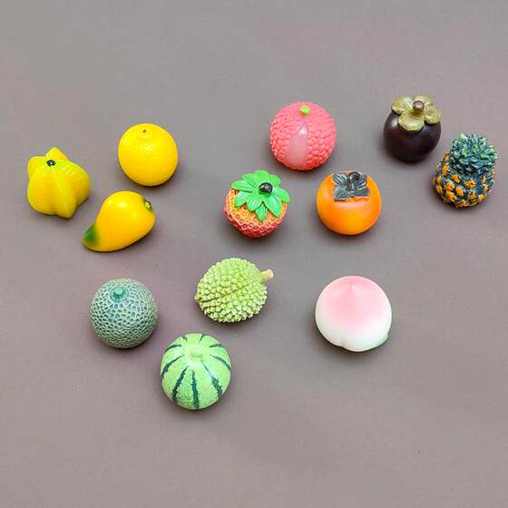 Mini Simulated Fruit Hole Children's Small Lottery Blind Box Toy Miniature Watermelon Model Children's Gift