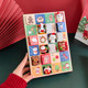 24-frame Christmas Cave Santa Countdown Calendar Blind Box Children's Luxury Poke Toy Small Gift
