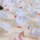 Crown Feather Swan Blind Bag Simulation Beautiful White Swan Animal Doll Creative Car Desktop Decorative Ornament