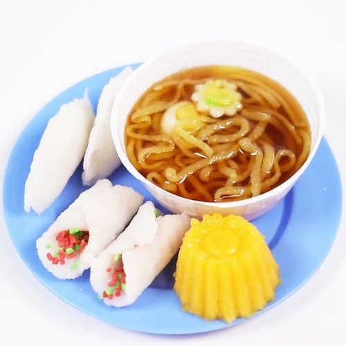 日本食玩可食饺子拉面套装大礼包迷你厨房食玩儿童生日礼物送朋友 - 图2