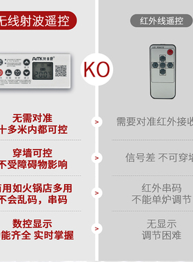 大功率电磁炉无线控制商用火锅
