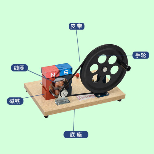 手摇交直流发电机幼儿园用具中小学科学探究实验科普展品科玩教具 - 图2
