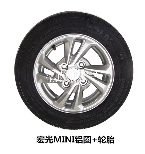 宝骏E100轮胎E200备胎E300五菱宏光MINIEV145/70R12 12寸原厂轮毂 - 图2