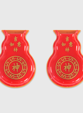 门神香炉胶粘免打钉可挂墙香插炉