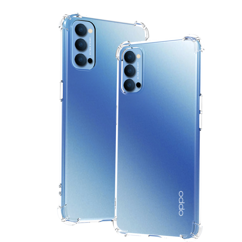 适用opporeno4手机壳opporeno4se手机套opporeno4pro透明硅胶软reno4气囊oppo防摔reno4pro全包reno4se女男5g - 图3