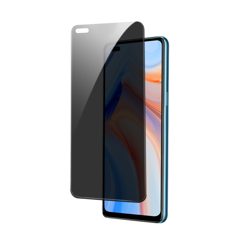 适用oppoReno4钢化膜防窥oppoReno4SE全屏覆盖防偷窥Reno4手机膜Reno4SE防窥膜全包防摔高清膜oppo玻璃贴膜5g - 图0