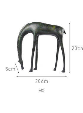 金属/大理石新中式样板间摆件