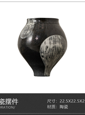 新中式现代禅意家居摆件样板间售楼处客厅书房博古架酒柜玄关摆设